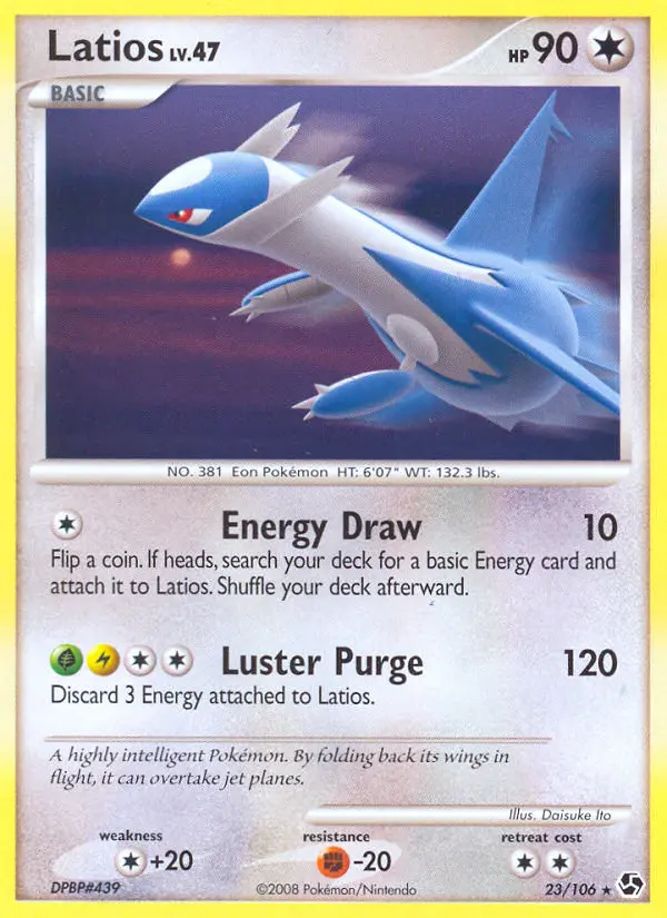 Latios Rare rarity Great Encounters Pokémon card price — $21.99