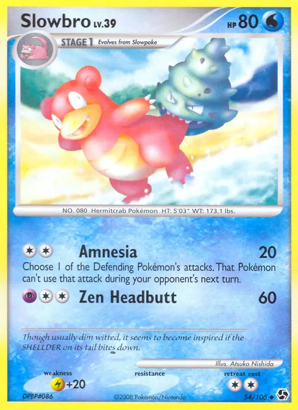 Slowbro Uncommon rarity Great Encounters Pokémon card price — $8.71
