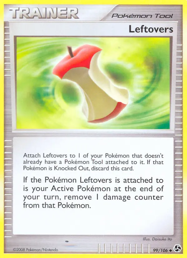 Leftovers Uncommon rarity Great Encounters Pokémon card price — $3.73