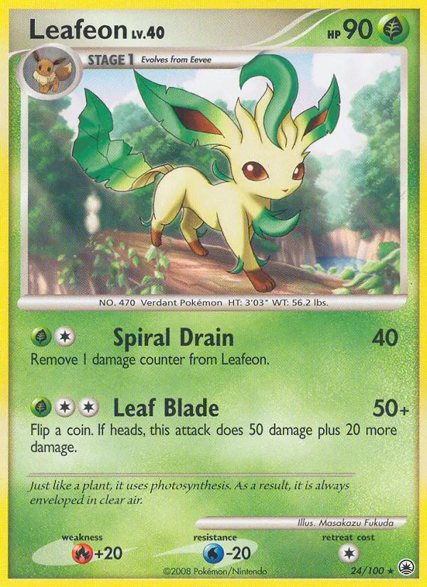 Leafeon Rare rarity Majestic Dawn Pokémon card price — $20.33