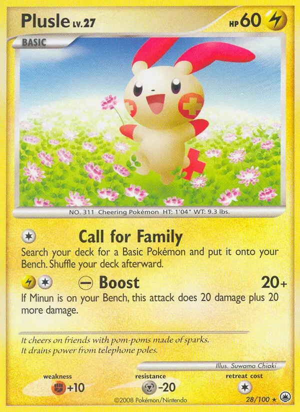 Plusle Rare rarity Majestic Dawn Pokémon card price — $25.47