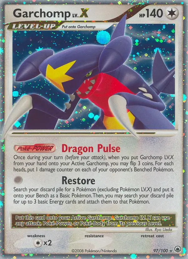Garchomp Holo Rare rarity Majestic Dawn Pokémon card price — $175.67