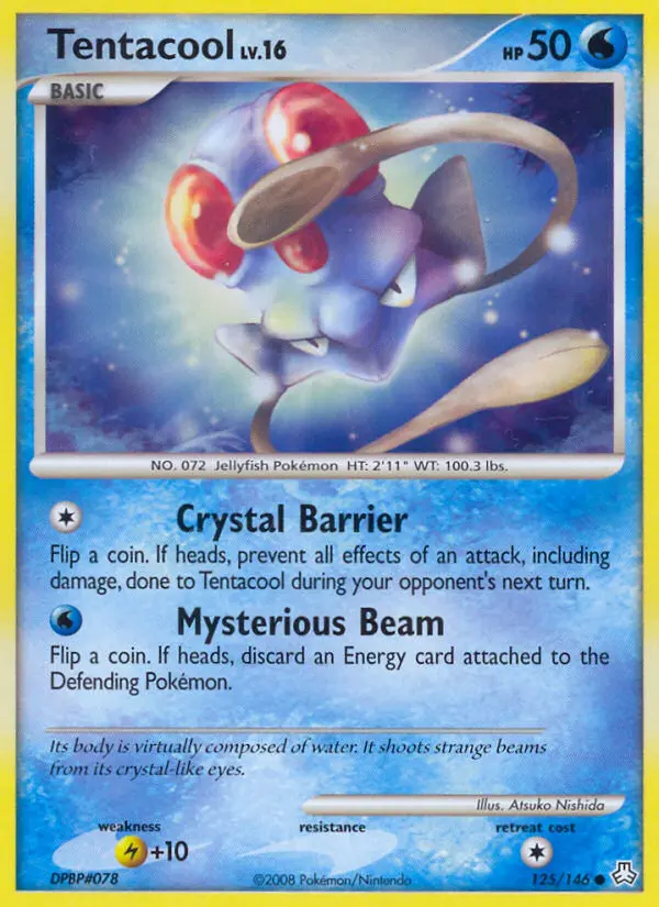 Tentacool Common rarity Legends Awakened Pokémon card price — $2.41