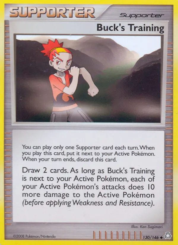 Buck's Training Uncommon rarity Legends Awakened Pokémon card price — $1.87