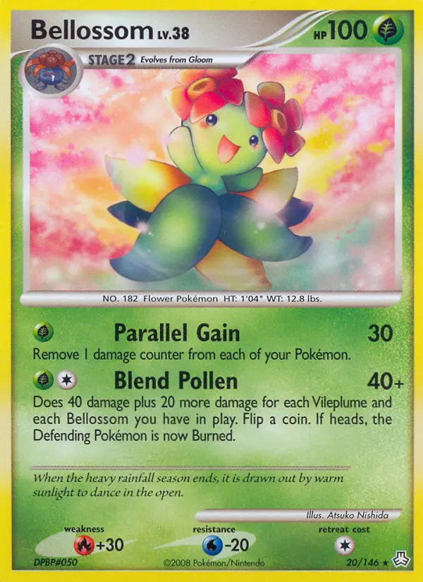 Bellossom Rare rarity Legends Awakened Pokémon card price — $6.67