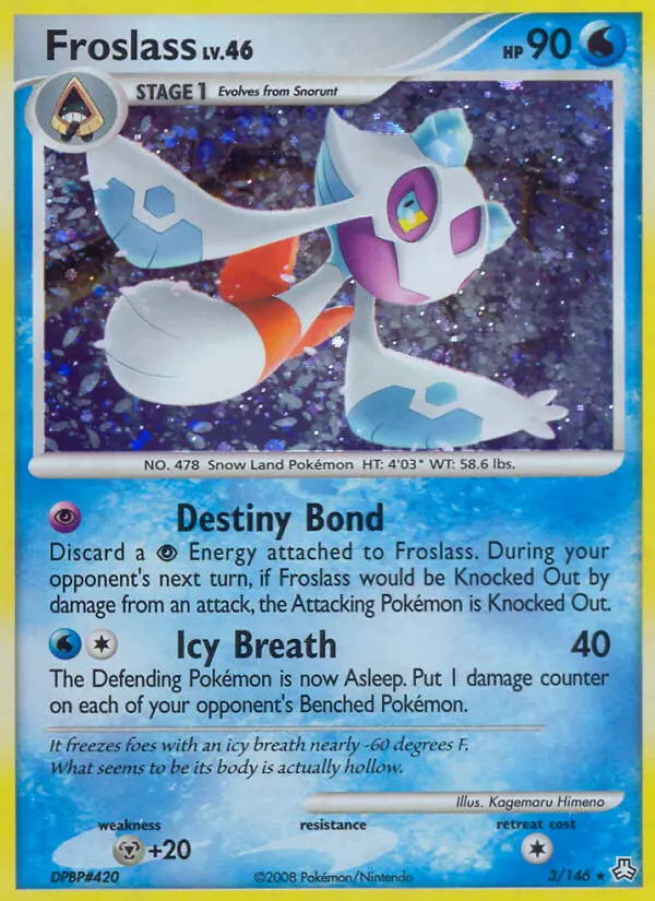 Froslass Holo Rare rarity Legends Awakened Pokémon card price — $14.52