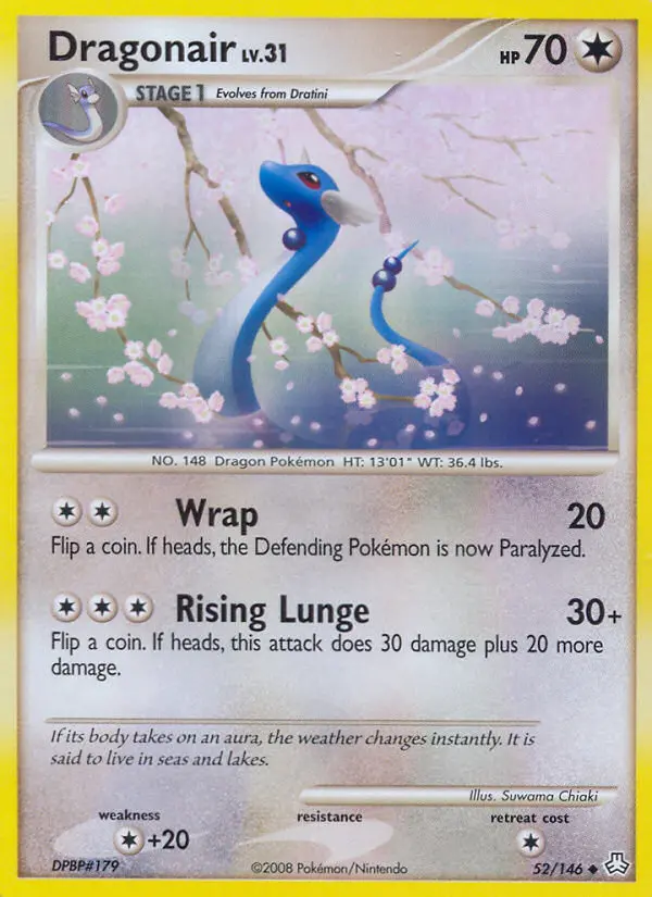 Dragonair Uncommon rarity Legends Awakened Pokémon card price — $34.69