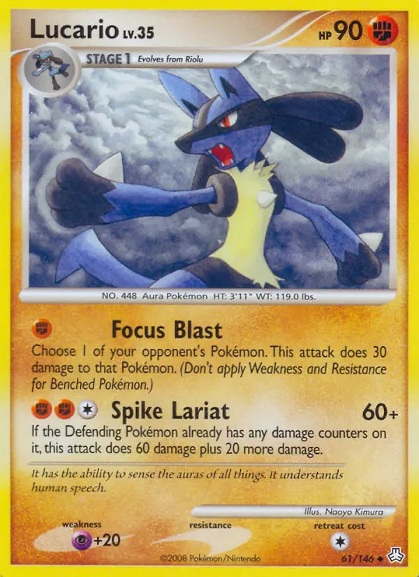Lucario Uncommon rarity Legends Awakened Pokémon card price — $16.73