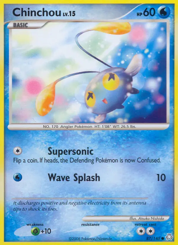 Chinchou Common rarity Legends Awakened Pokémon card price — $4.73