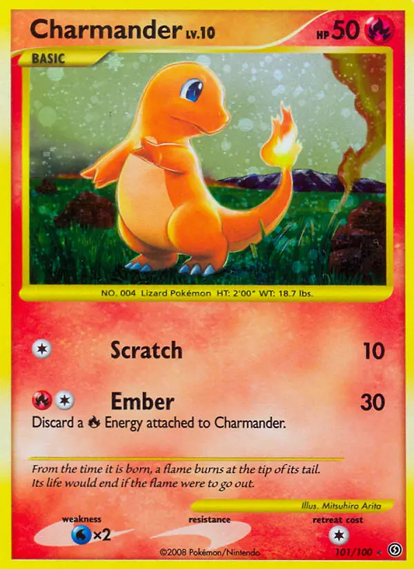 Charmander Secret Rare rarity Stormfront Pokémon card price — $166.81