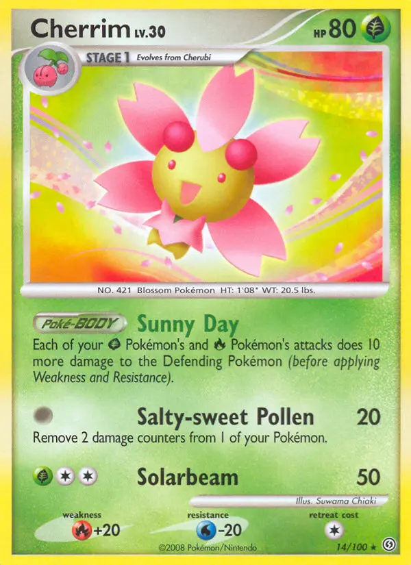 Cherrim Rare rarity Stormfront Pokémon card price — $5.00