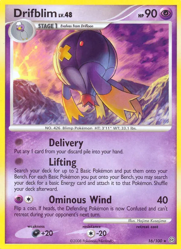 Drifblim Rare rarity Stormfront Pokémon card price — $4.82