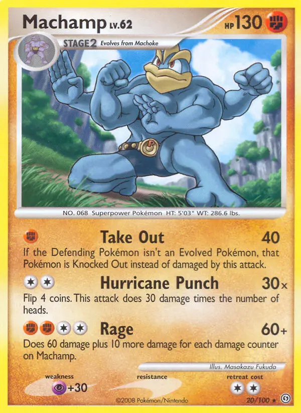 Machamp Rare rarity Stormfront Pokémon card price — $23.50