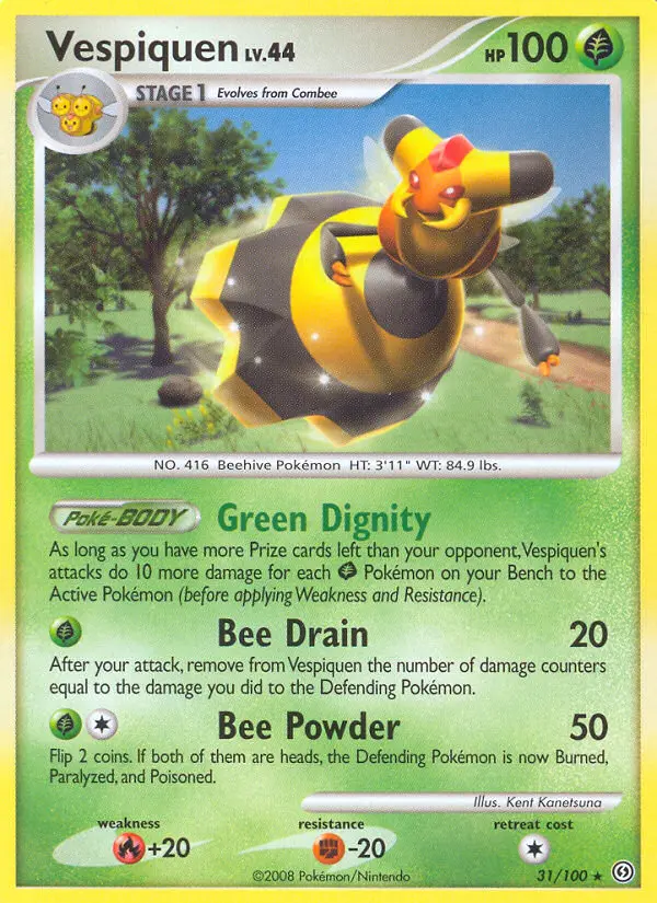 Vespiquen Rare rarity Stormfront Pokémon card price — $2.99