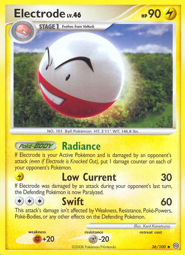 Electrode Uncommon rarity Stormfront Pokémon card price — $0.92