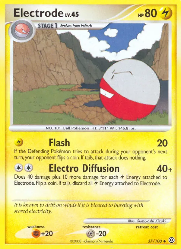 Electrode Uncommon rarity Stormfront Pokémon card price — $1.37