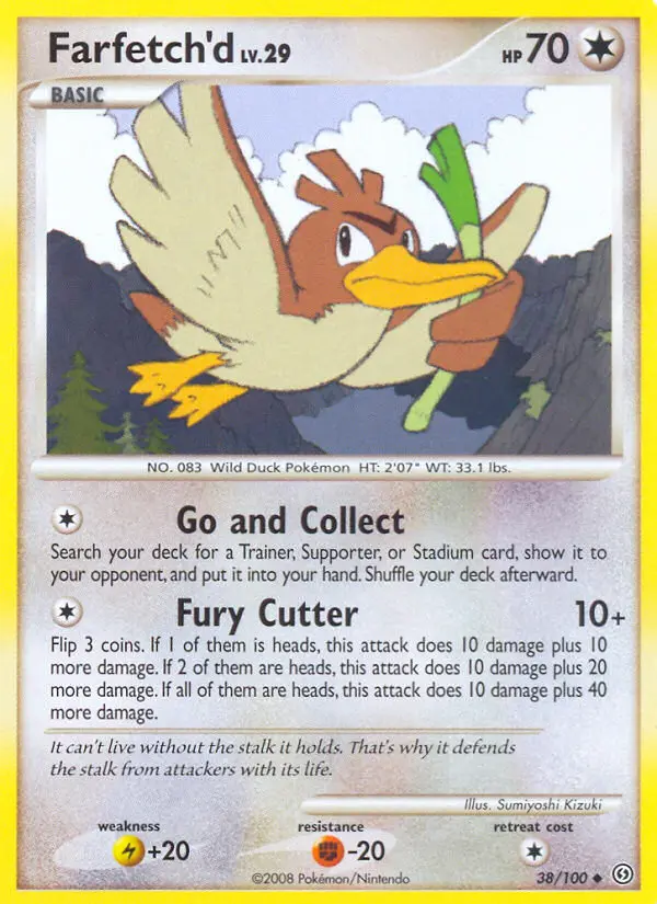 Farfetch'd Uncommon rarity Stormfront Pokémon card price — $6.33