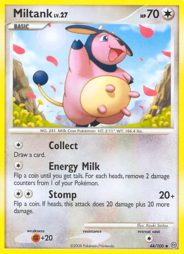 Miltank Uncommon rarity Stormfront Pokémon card price — $7.89