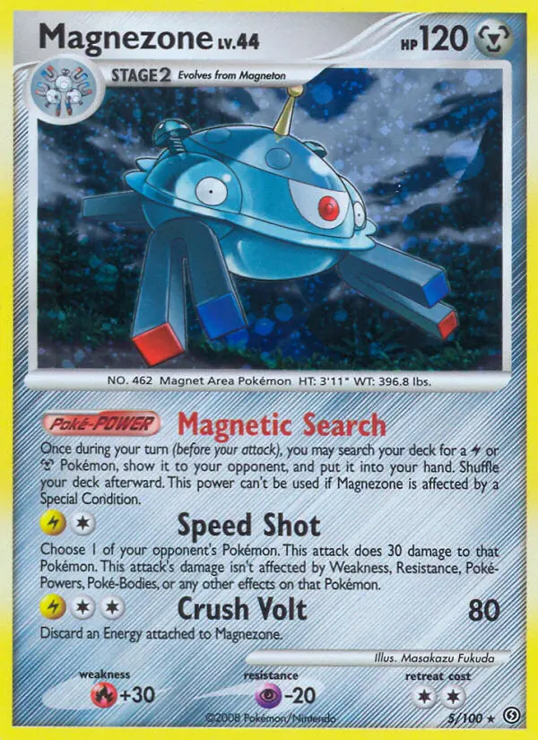 Magnezone Holo Rare rarity Stormfront Pokémon card price — $5.64