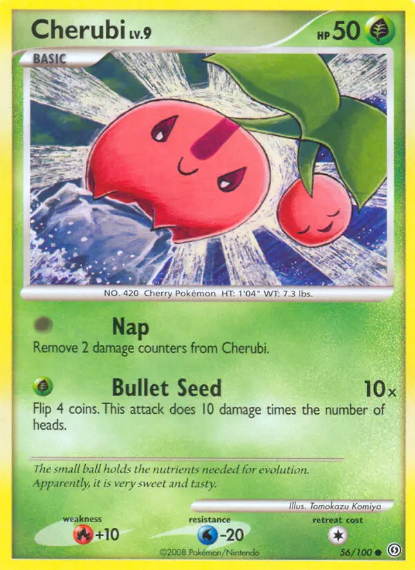 Cherubi Common rarity Stormfront Pokémon card price — $10.66