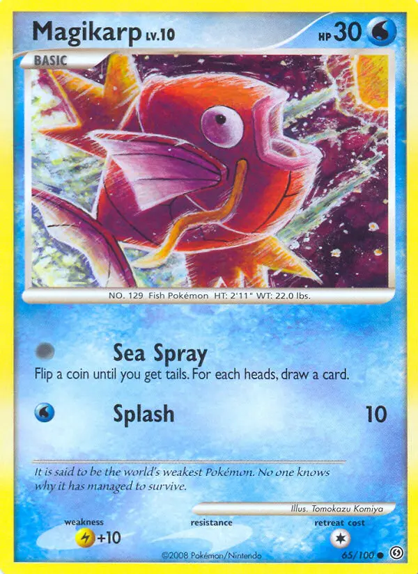 Magikarp Common rarity Stormfront Pokémon card price — $15.00