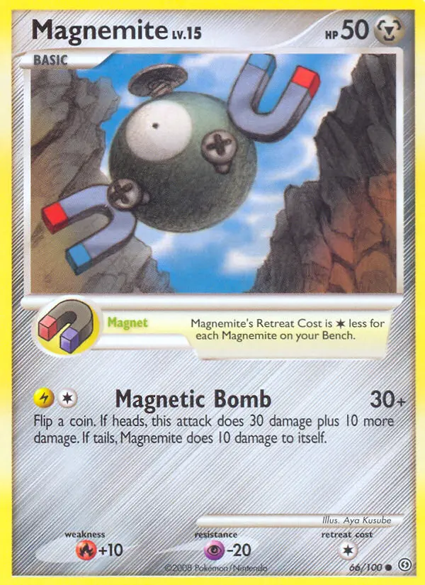 Magnemite Common rarity Stormfront Pokémon card price — $2.72