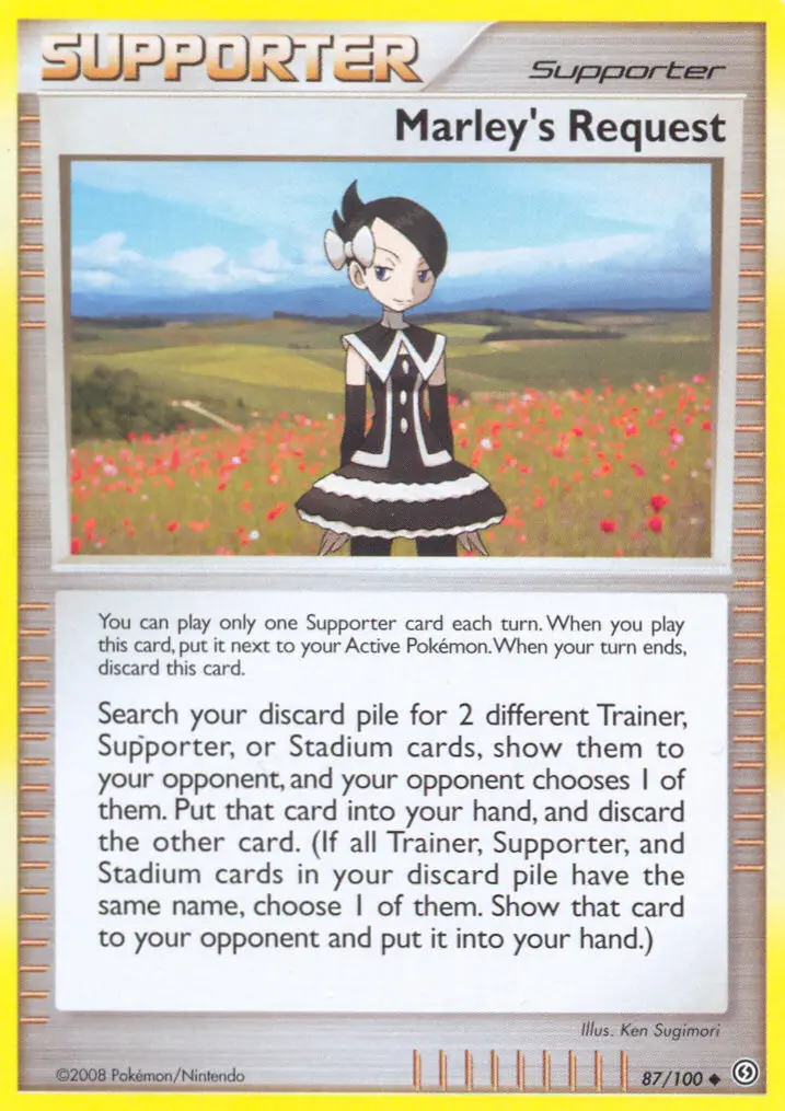 Marley's Request Uncommon rarity Stormfront Pokémon card price — $0.99