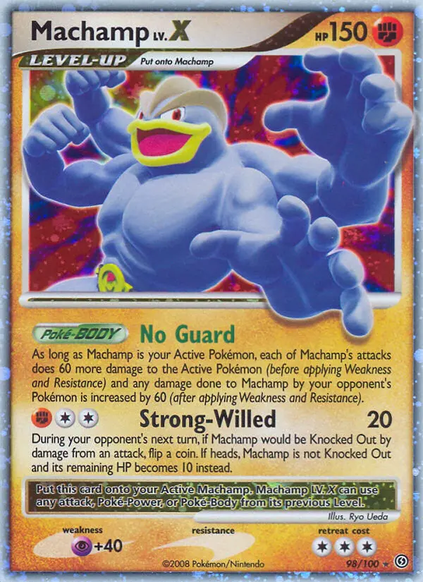 Machamp Holo Rare rarity Stormfront Pokémon card price — $64.05