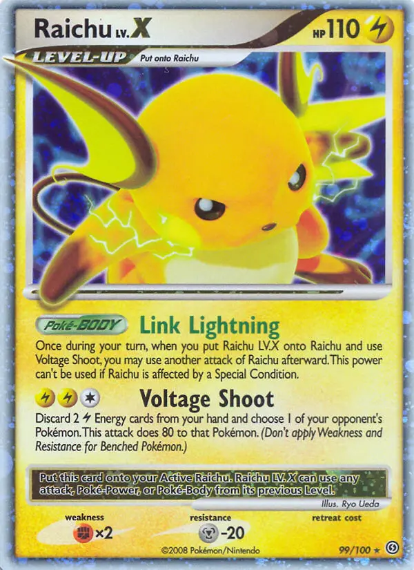 Raichu Holo Rare rarity Stormfront Pokémon card price — $95.00