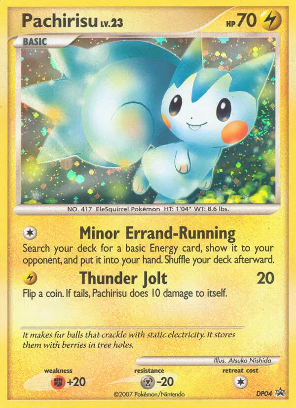 Pachirisu Common rarity DP Black Star Promos Pokémon card price