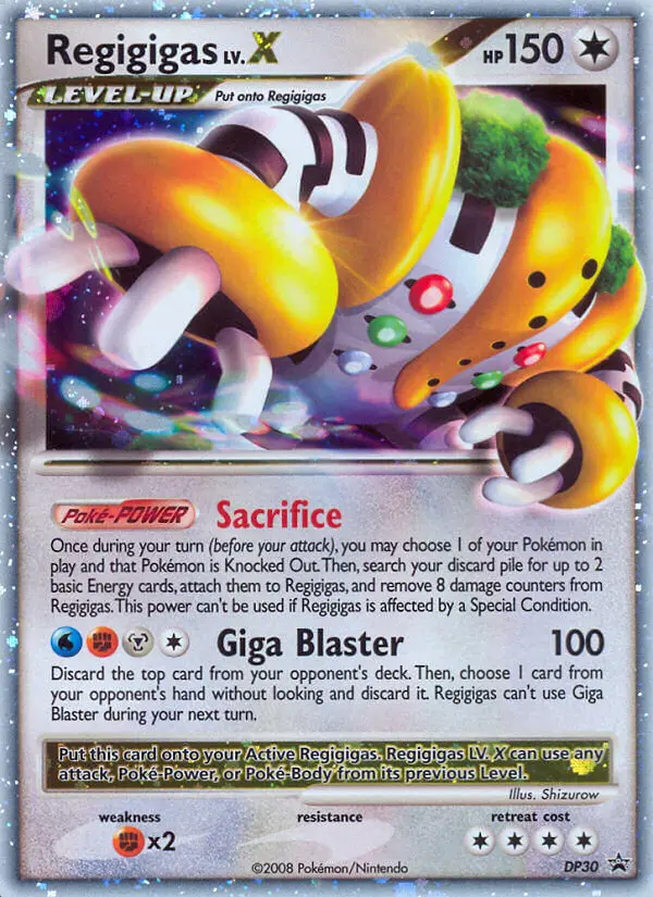 Regigigas Common rarity DP Black Star Promos Pokémon card price