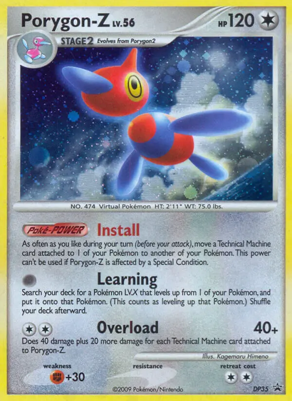 Porygon-Z Common rarity DP Black Star Promos Pokémon card price