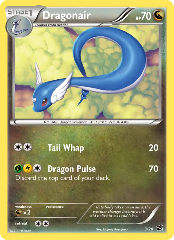 Dragonair Rare rarity Dragon Vault Pokémon card price — $5.52