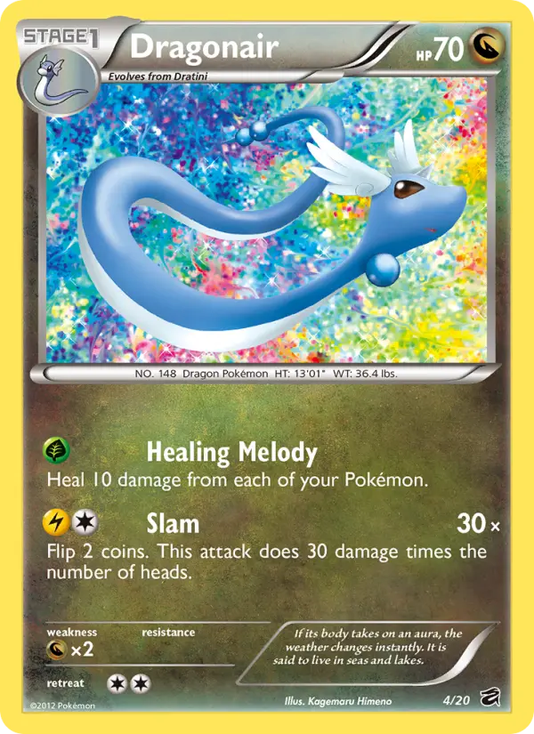 Dragonair Rare rarity Dragon Vault Pokémon card price — $14.71