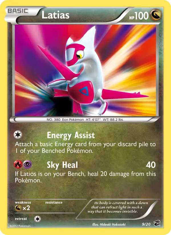 Latias Rare rarity Dragon Vault Pokémon card price — $18.03