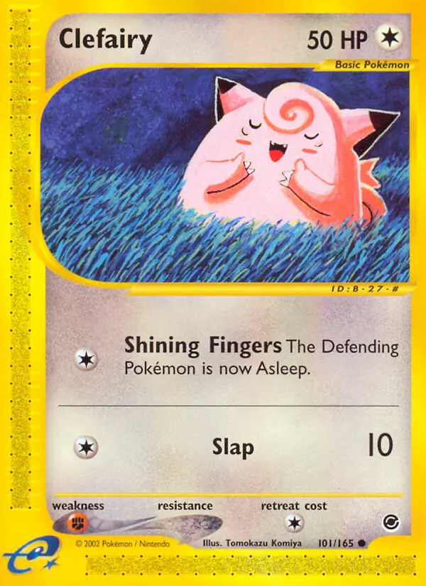 Clefairy Common rarity Expedition Base Set Pokémon card price — $74.87