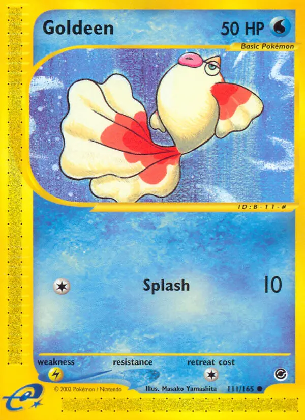 Goldeen Common rarity Expedition Base Set Pokémon card price — $13.71