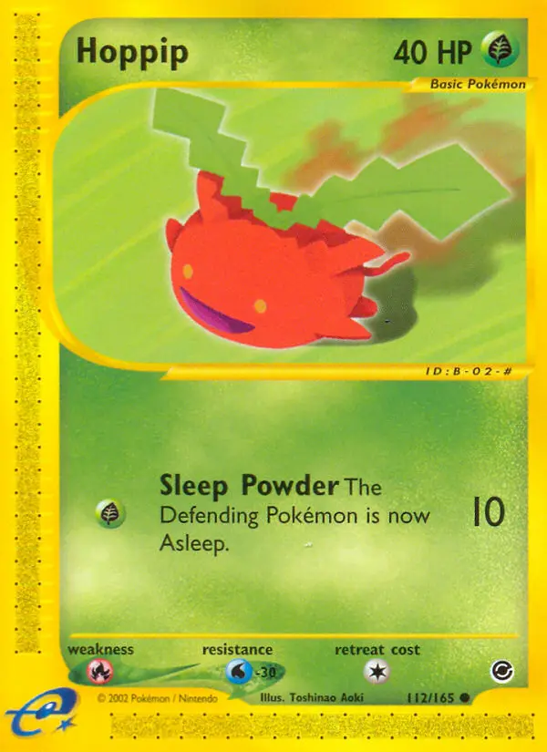 Hoppip Common rarity Expedition Base Set Pokémon card price — $14.99
