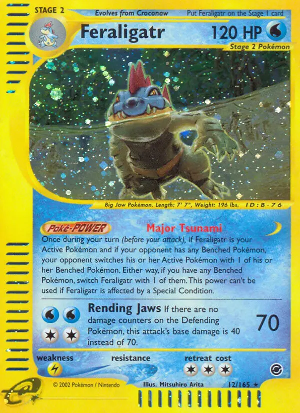 Feraligatr Rare rarity Expedition Base Set Pokémon card price — $331.83