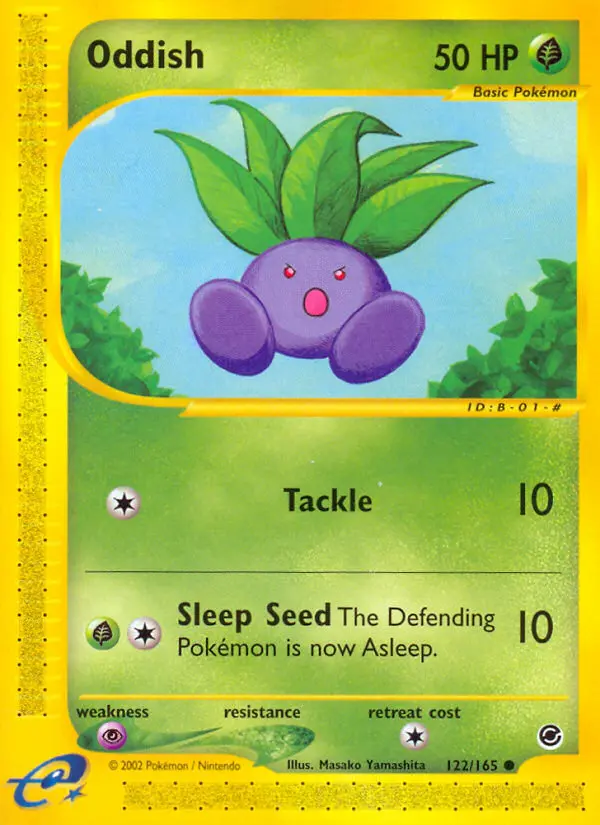 Oddish Common rarity Expedition Base Set Pokémon card price — $27.70