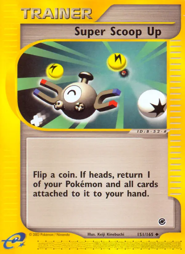 Super Scoop Up Uncommon rarity Expedition Base Set Pokémon card price — $16.95