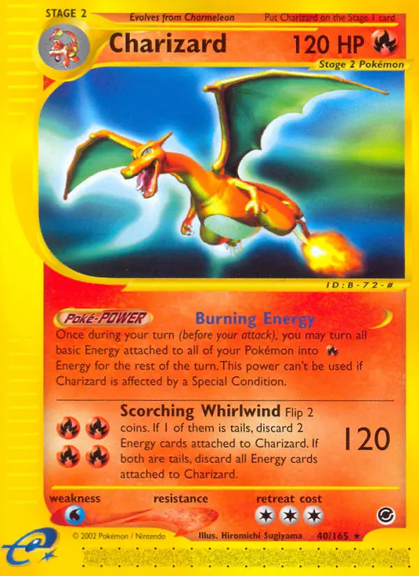 Charizard Rare rarity Expedition Base Set Pokémon card price — $329.90