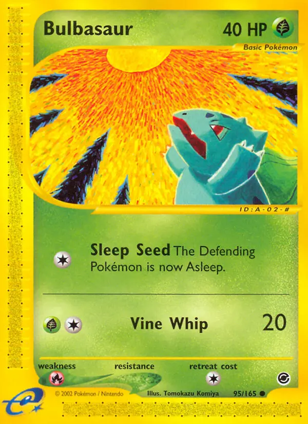 Bulbasaur Common rarity Expedition Base Set Pokémon card price — $225.66