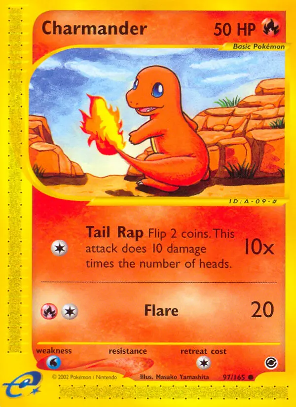 Charmander Common rarity Expedition Base Set Pokémon card price — $119.99
