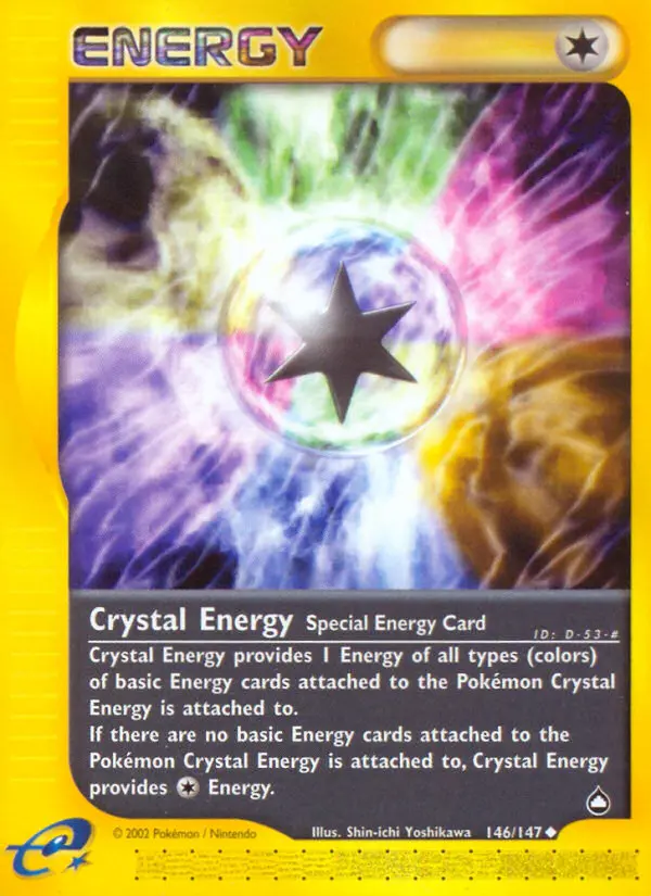 Crystal Energy Uncommon rarity Aquapolis Pokémon card price — $13.36