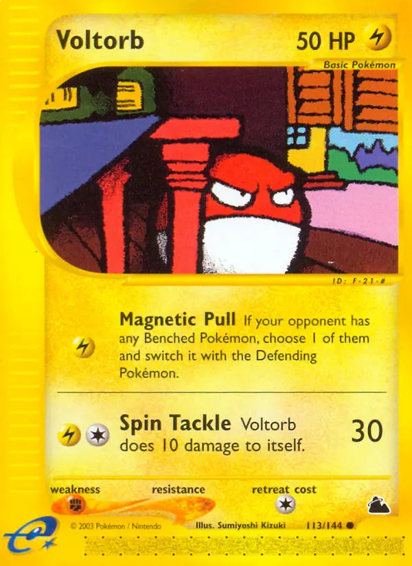 Voltorb Common rarity Skyridge Pokémon card price — $51.97