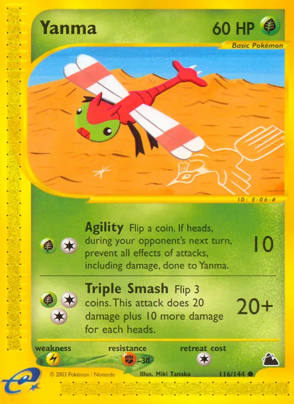 Yanma Common rarity Skyridge Pokémon card price — $29.95
