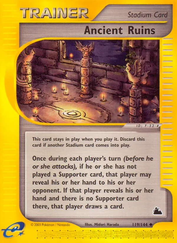 Ancient Ruins Uncommon rarity Skyridge Pokémon card price — $41.50
