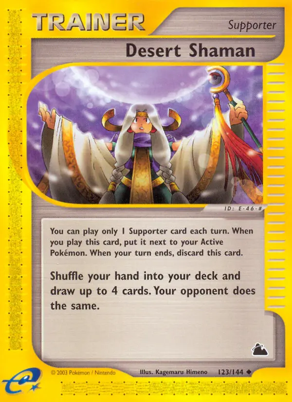Desert Shaman Uncommon rarity Skyridge Pokémon card price — $49.15