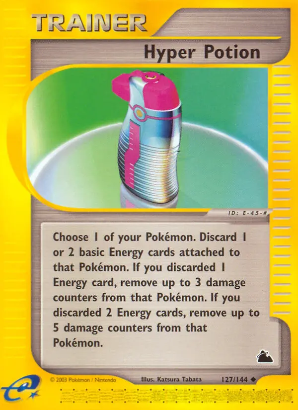 Hyper Potion Uncommon rarity Skyridge Pokémon card price — $19.29